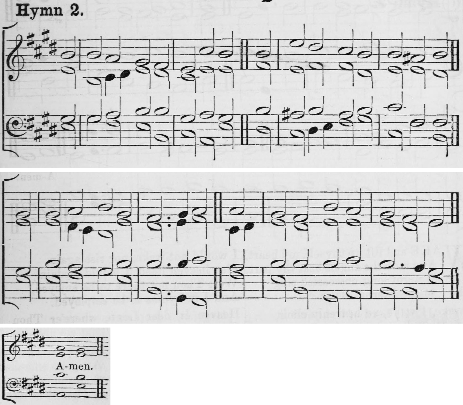 Hymn 2 as printed in Hymns Ancient and Modern (Novello, London, 1861)