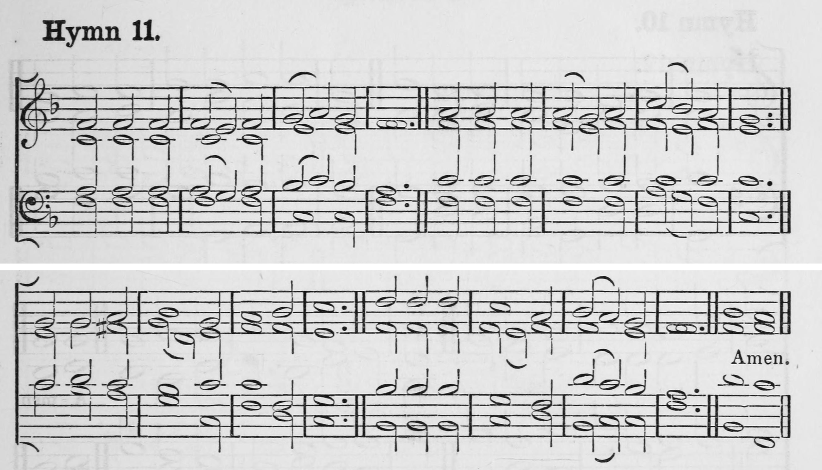 Hymn 11 as printed in Hymns Ancient and Modern (Novello, London, 1861)