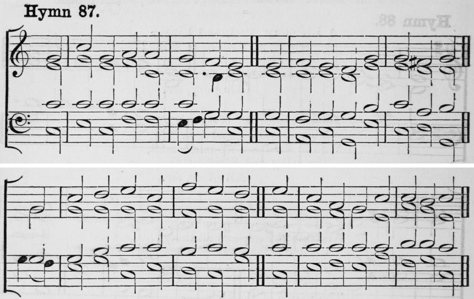 Hymn 87 as printed in Hymns Ancient and Modern (Novello, London, 1861)