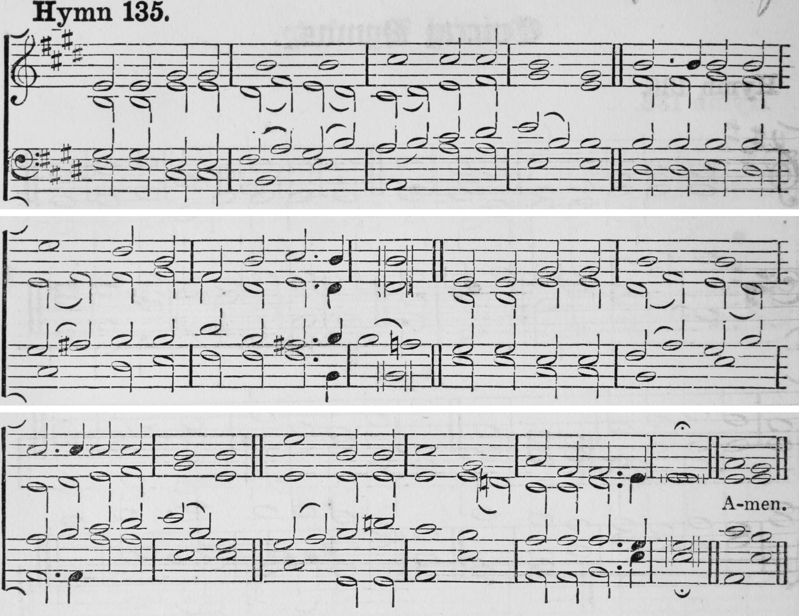 Hymn 135 as printed in Hymns Ancient and Modern (Novello, London, 1861)